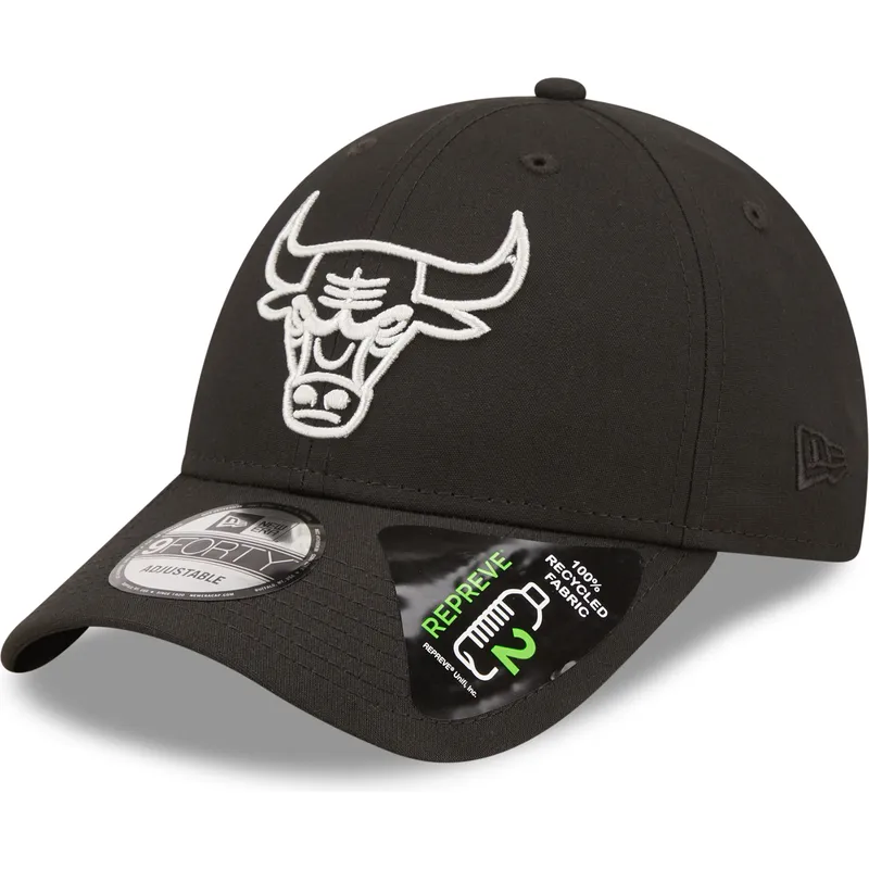 cepice-zaoblena-cerna-nastavitelny-9forty-repreve-monochrom-chicago-bulls-nba-new-era