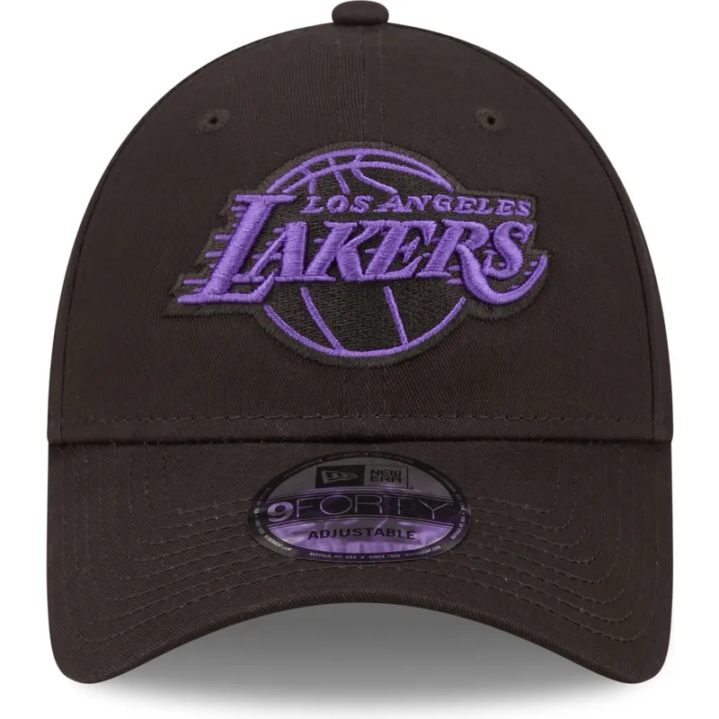 cepice-zaoblena-cerna-nastavitelny-9forty-neon-outline-los-angeles-lakers-nba-new-era