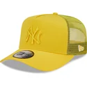 cepice-zaoblena-zluta-snapback-a-frame-tonal-mesh-new-york-yankees-mlb-new-era