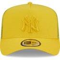 new-era-yellow-logo-a-frame-tonal-mesh-new-york-yankees-mlb-yellow-trucker-hat