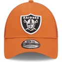 cepice-zaoblena-oranzova-nastavitelny-a-frame-home-field-las-vegas-raiders-nfl-new-era