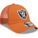 cepice-zaoblena-oranzova-nastavitelny-a-frame-home-field-las-vegas-raiders-nfl-new-era