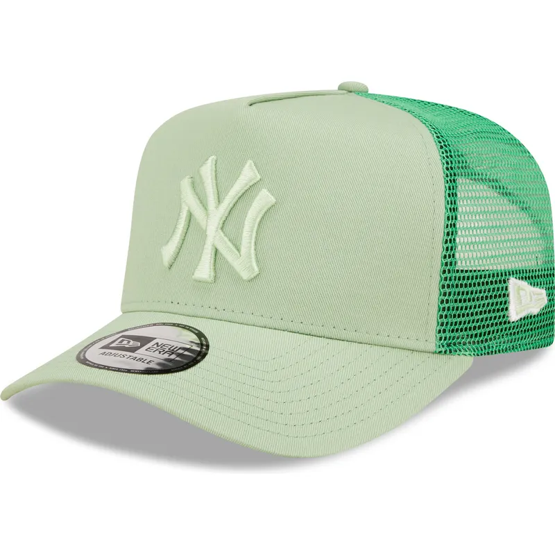 cepice-zaoblena-zelena-snapback-a-frame-tonal-mesh-new-york-yankees-mlb-new-era