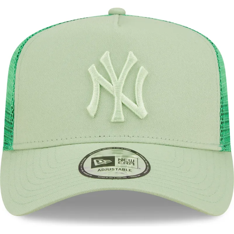 cepice-zaoblena-zelena-snapback-a-frame-tonal-mesh-new-york-yankees-mlb-new-era