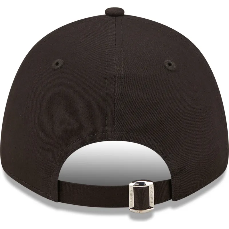 svart-justerbar-kurvad-keps-med-gront-logo-9forty-league-essential-fran-new-york-yankees-mlb-av-new-era