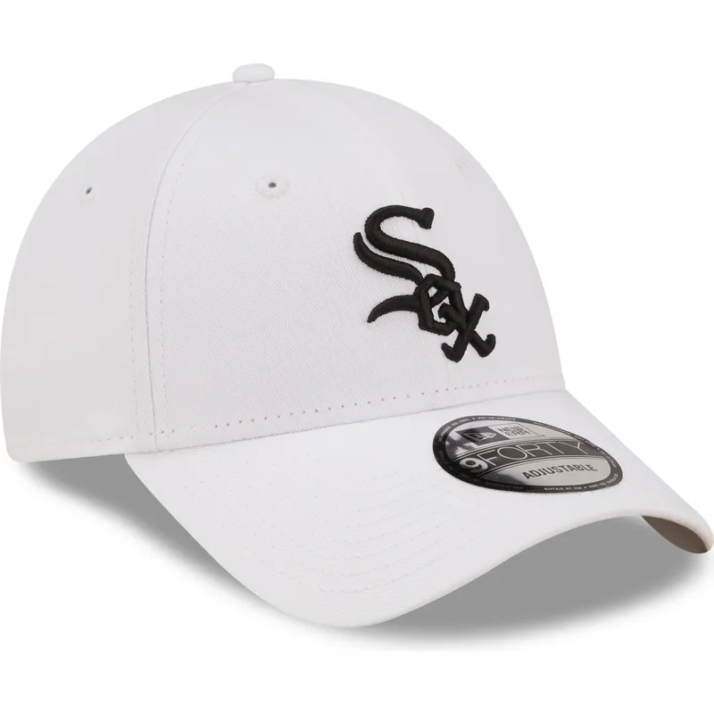 cepice-zaoblena-bila-nastavitelny-9forty-league-essential-chicago-white-sox-mlb-new-era