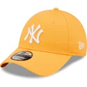 cepice-zaoblena-oranzova-nastavitelny-9forty-league-essential-new-york-yankees-mlb-new-era