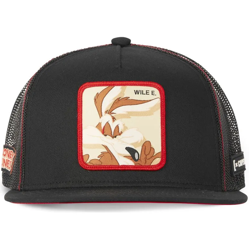 cepice-rovna-zadne-zvire-cerna-snapback-coyote-casf-wi3-looney-tunes-kojot-looney-tunes-capslab