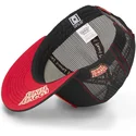 capslab-looney-tunes-coyote-casf-wi3-schwarze-flache-trucker-kappe