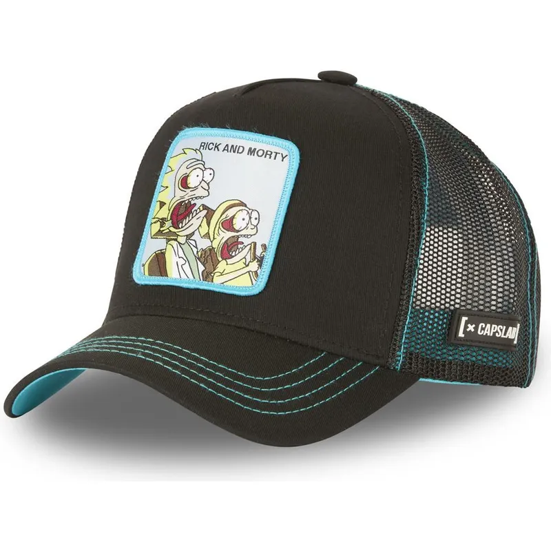 cepice-zaoblena-cerna-snapback-re3-rick-a-morty-capslab