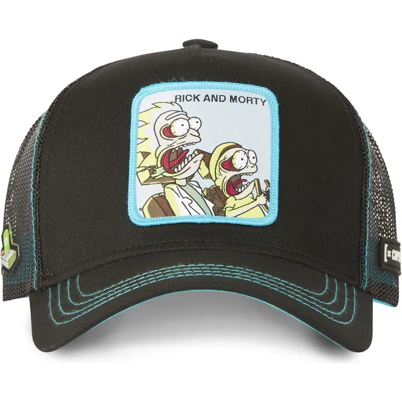 cepice-zaoblena-cerna-snapback-re3-rick-a-morty-capslab