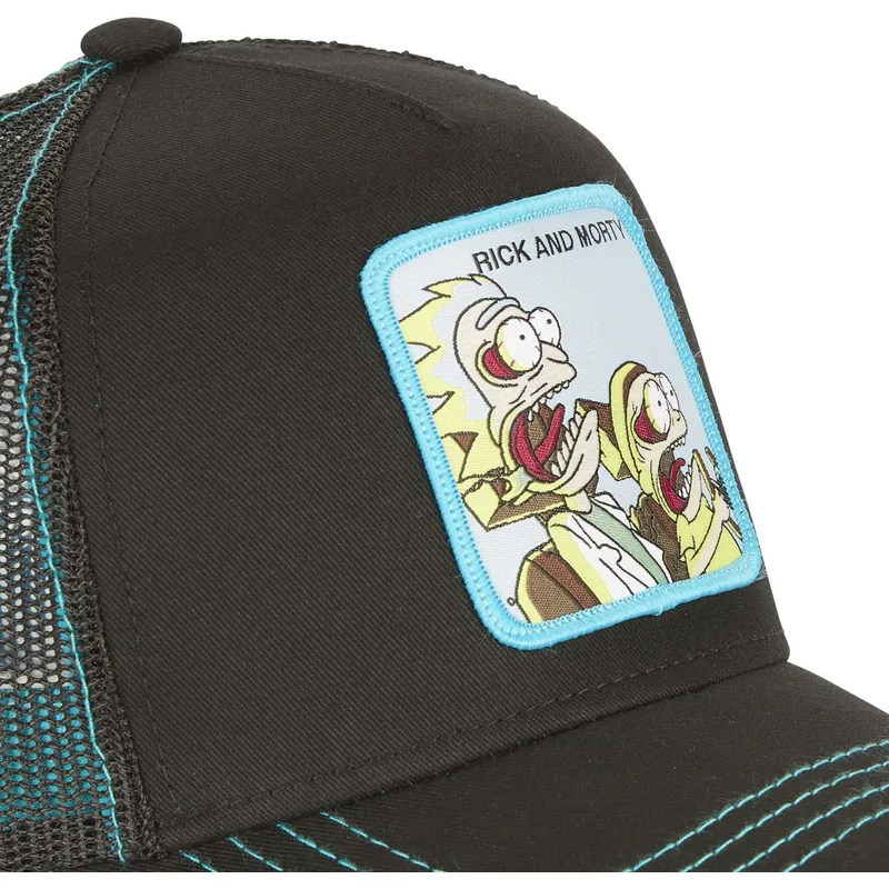 cepice-zaoblena-cerna-snapback-re3-rick-a-morty-capslab