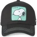 schwarze-gebogene-snapback-kappe-snoopy-nu1-peanuts-von-capslab