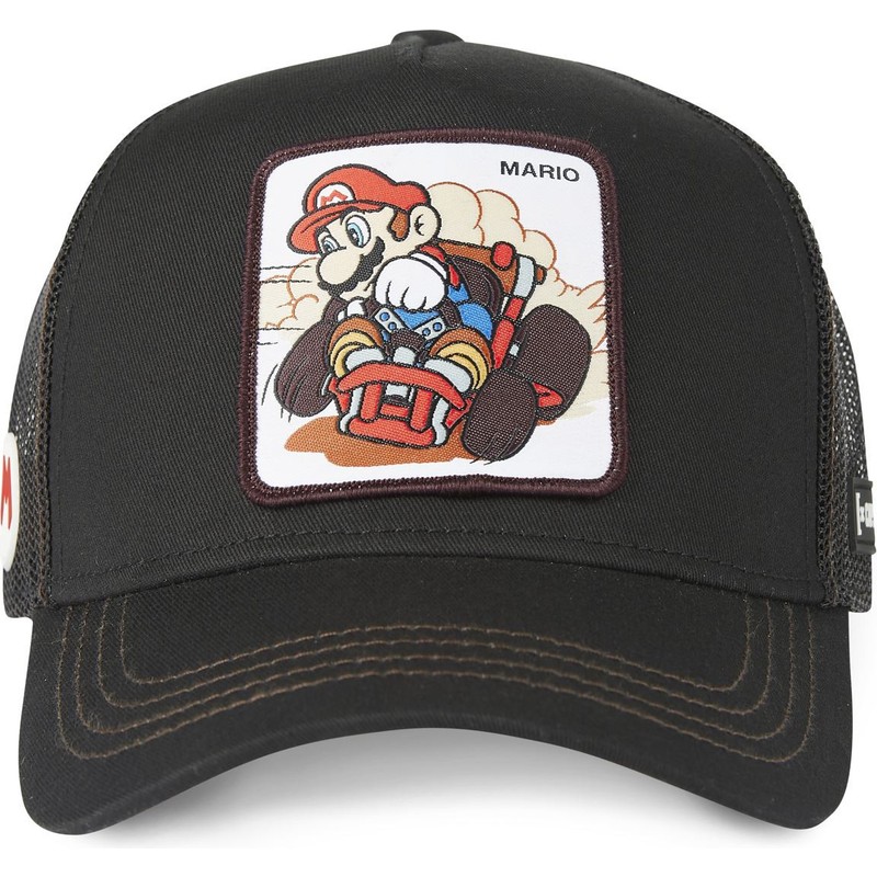 capslab-mario-kart-tur1-super-mario-bros-black-trucker-hat