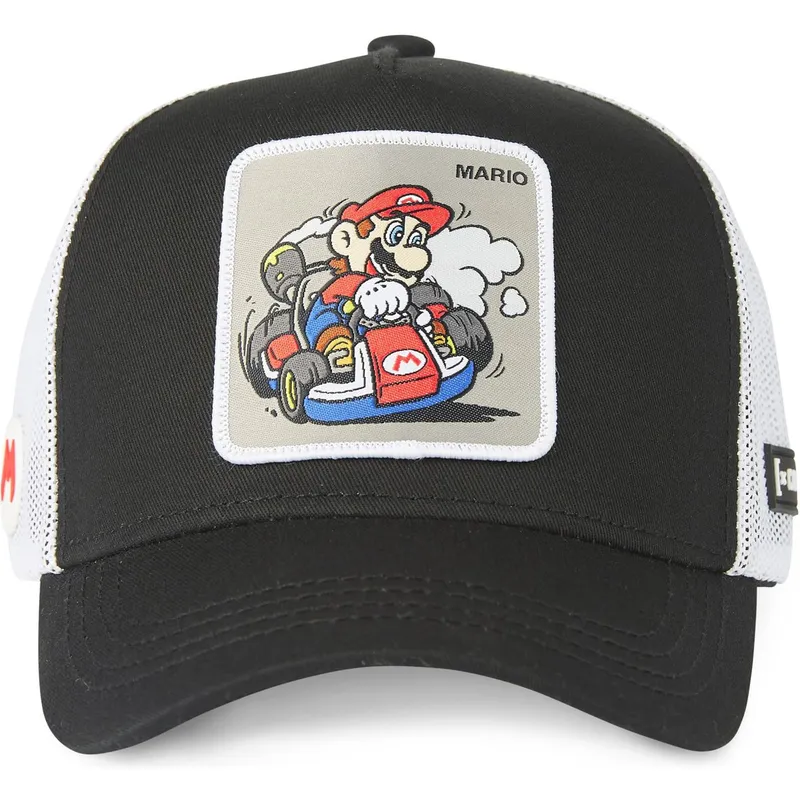 cepice-zaoblena-cerna-snapback-kart-dri2-bros-mario-super-mario-bros-capslab