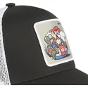 cepice-zaoblena-cerna-snapback-kart-dri2-bros-mario-super-mario-bros-capslab