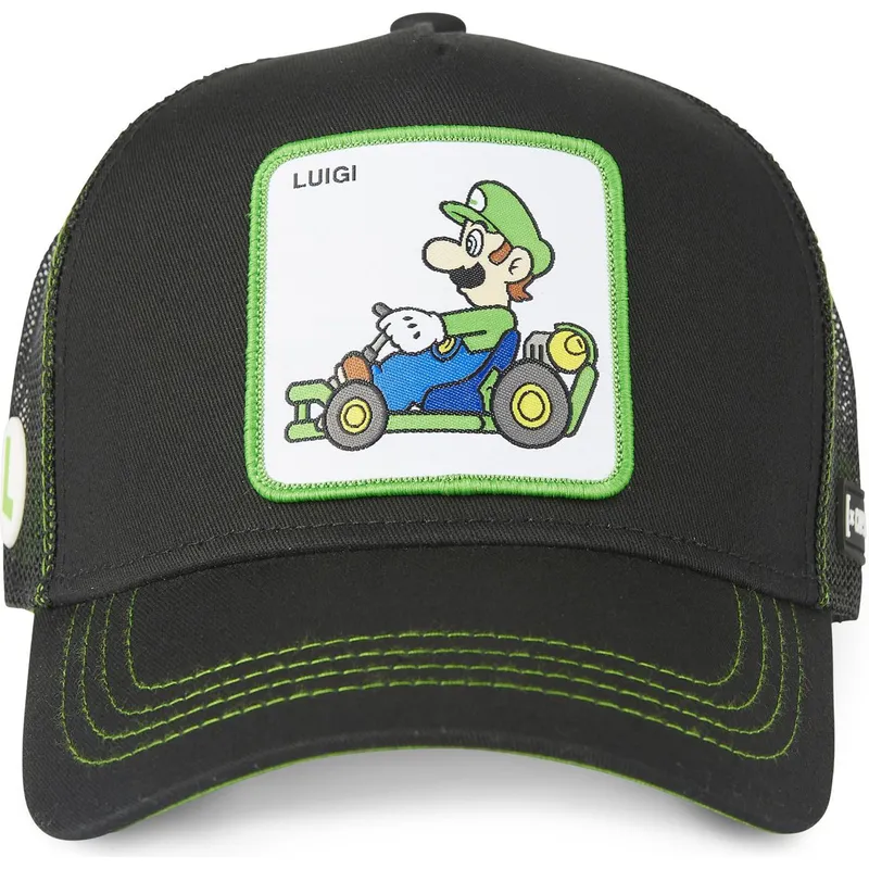 cepice-zaoblena-cerna-snapback-kart-lui1-bros-luigi-super-mario-bros-capslab cepice-zaoblena-cerna-snapback-kart-lui1-bros-luigi-super-mario-bros-capslab
