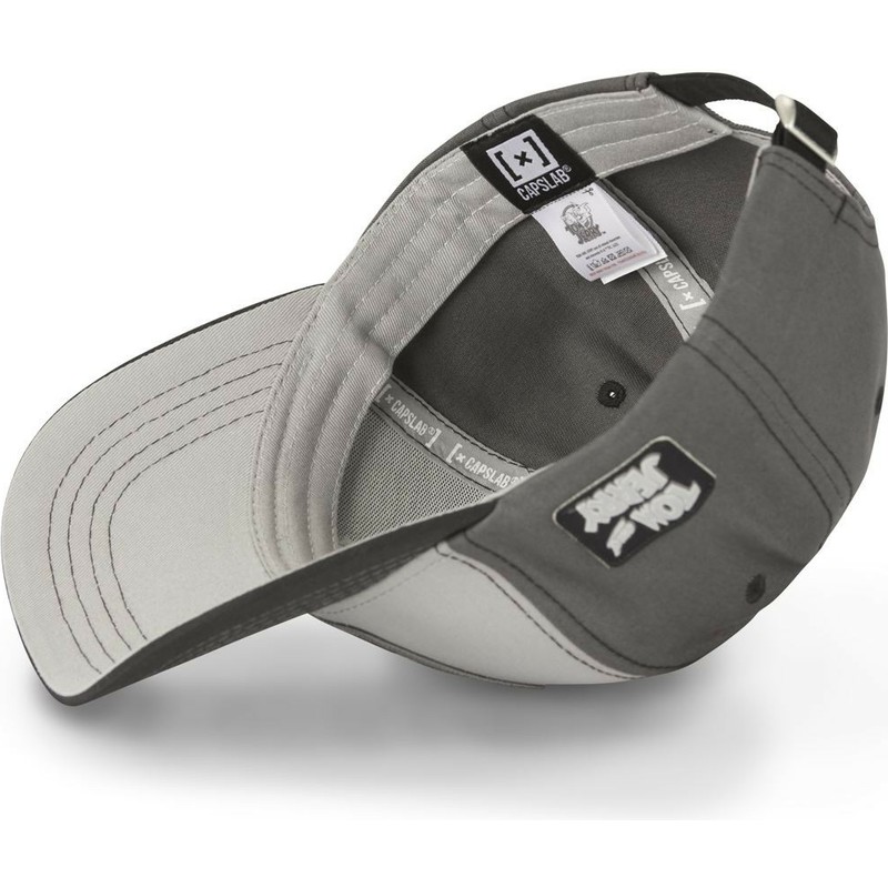 capslab-curved-brim-tom-and-jerry-tj4-looney-tunes-grey-adjustable-cap