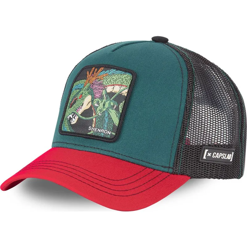 trucker-cap-blau-und-rot-shenron-she2-dragon-ball-von-capslab