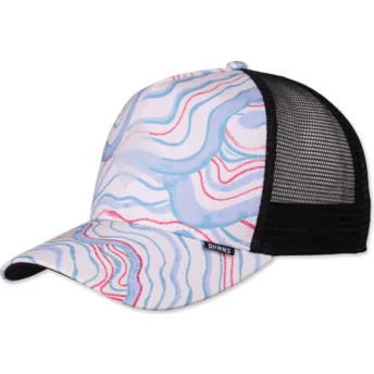 Čepice zaoblená bílá snapback Arty Waves HFT Djinns