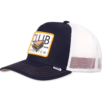 Trucker Cap marineblau und weiß Club Sandwich HFT Food von Djinns