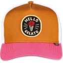 trucker-cap-braun-weiss-und-rosa-hello-gelato-hft-food-von-djinns