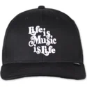 schwarze-verstellbare-kappe-mit-gebogenem-schirm-life-is-music-is-life-truefit-ioi-von-djinns