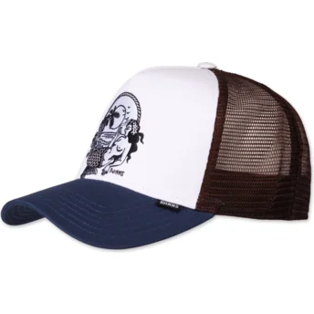Čepice zaoblená žádné zvíře bílá snapback , marrón Lazy Mermaid HFT Lazy Days Are The Best Days Djinns
