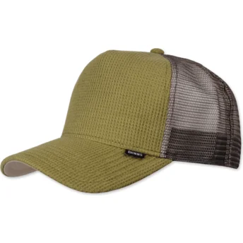Čepice zaoblená zelená snapback HFT WaffleJersey Djinns
