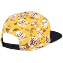 djinns-snapback-kappe-lucky-cat-linen-in-gelb-und-schwarz