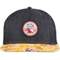 snapback-kappe-schwarz-gelb-lucky-cat-linen-rev-von-djinns