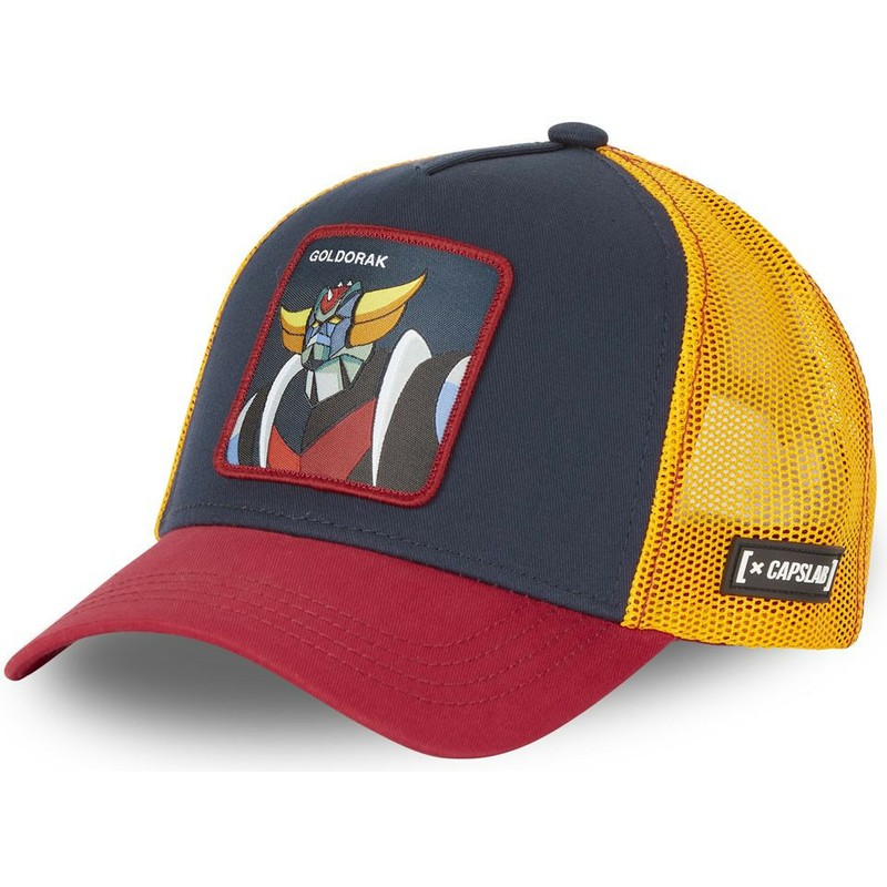 capslab-robot-grendizer-goldorak-cas-gol2-navy-blue-red-and-yellow-trucker-hat
