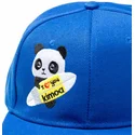 blaue-flatcap-snapback-panda-by-domingo-zapata-von-kimoa
