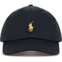 schwarze-verstellbare-curved-cap-mit-goldenem-logo-cotton-chino-classic-sport-von-polo-ralph-lauren