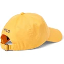 gelbe-gebogene-verstellbare-kappe-mit-blauem-logo-cotton-chino-classic-sport-von-polo-ralph-lauren