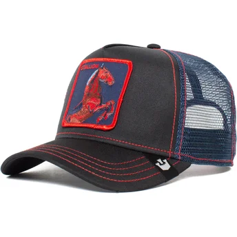 cepice-zaoblena-cerna-snapback-stallion-trip-the-farm-goorin-bros