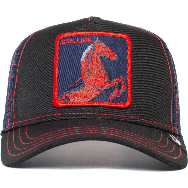 cepice-zaoblena-cerna-snapback-stallion-trip-the-farm-goorin-bros