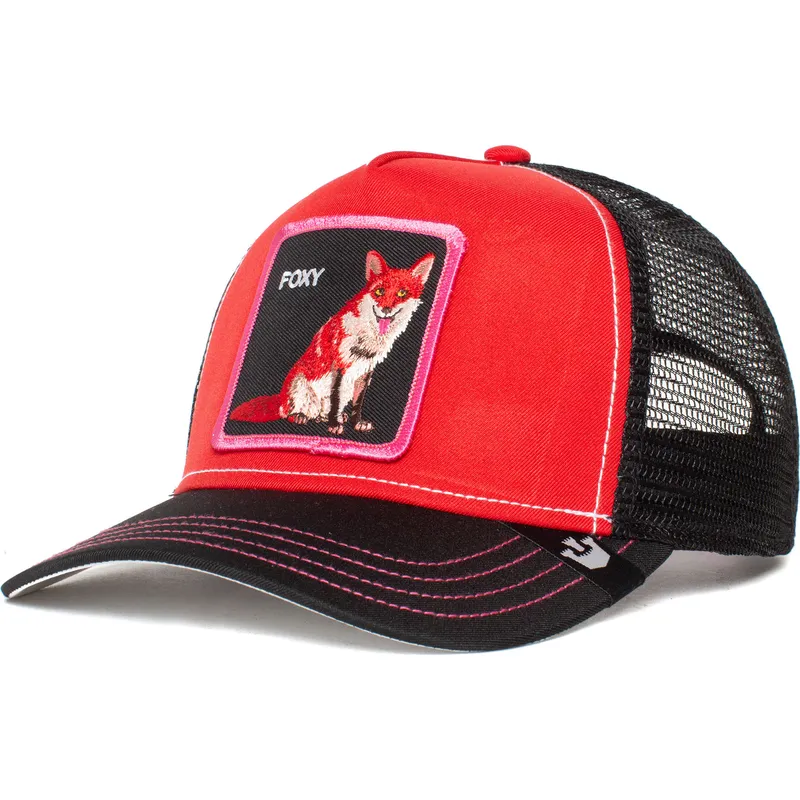 cepice-zaoblena-cervena-snapback-foxy-trip-the-farm-goorin-bros
