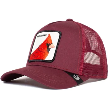 cepice-zaoblena-cervena-snapback-handsome-truckin-the-farm-goorin-bros