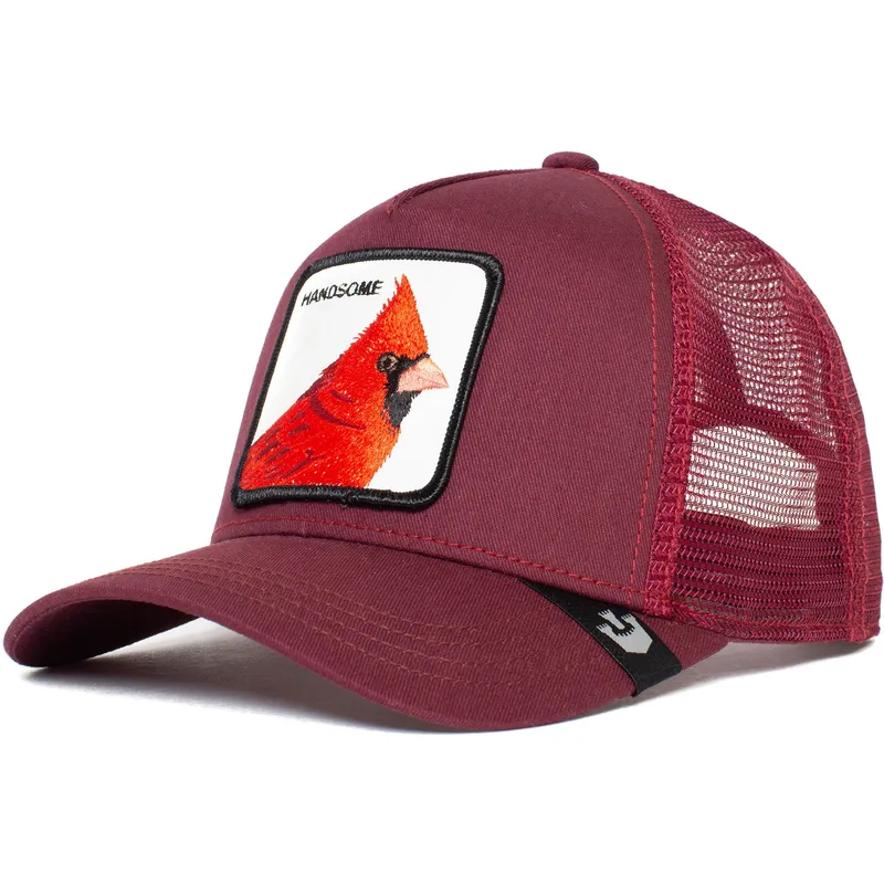 cepice-zaoblena-cervena-snapback-handsome-truckin-the-farm-goorin-bros