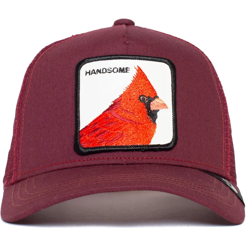 trucker-cap-weinrot-vogel-handsome-truckin-the-farm-von-goorin-bros