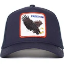 cepice-zaoblena-namornicka-modra-snapback-freedom-truckin-the-farm-goorin-bros