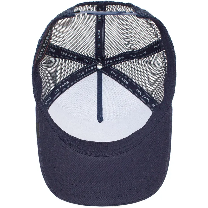 cepice-zaoblena-zadne-zvire-namornicka-modra-snapback-aguila-freedom-truckin-the-farm-the-farm-de-goorin-bros
