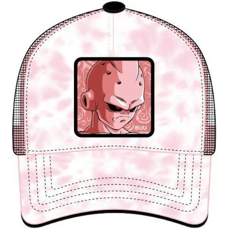 capslab-kid-buu-kid3-dragon-ball-pink-and-white-trucker-hat