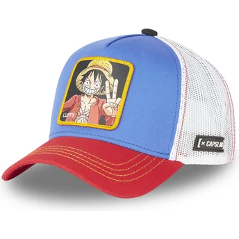 capslab-monkey-d-luffy-op2-luf2-one-piece-blue-white-and-red-trucker-hat