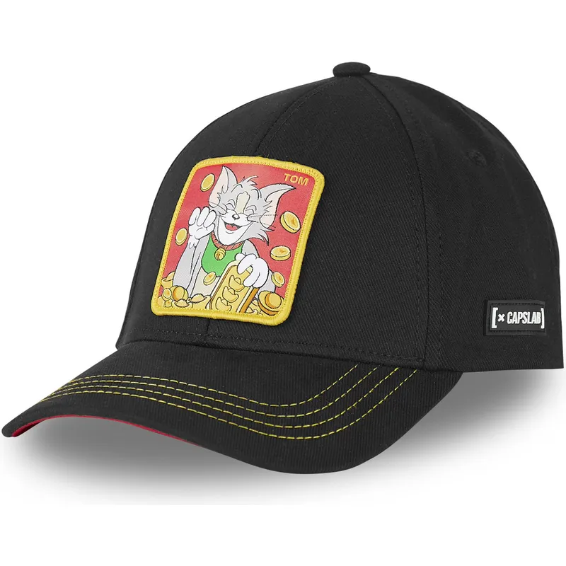 svart-bojd-snapback-keps-tom-t11-looney-tunes-fran-capslab