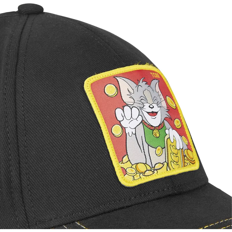 schwarze-gebogene-snapback-kappe-tom-t11-looney-tunes-von-capslab