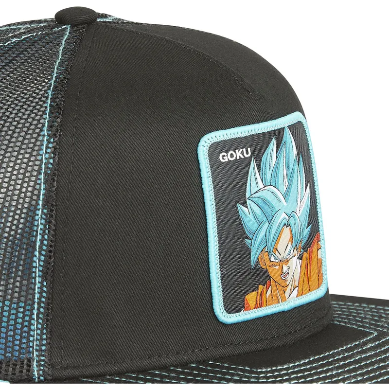 cepice-rovna-zadne-zvire-cerna-snapback-son-goku-super-saiyan-blue-sa1-dragon-ball-son-goku-dragon-ball-capslab