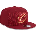 cepice-rovna-cervena-snapback-9fifty-draft-edition-2023-cleveland-cavaliers-nba-new-era