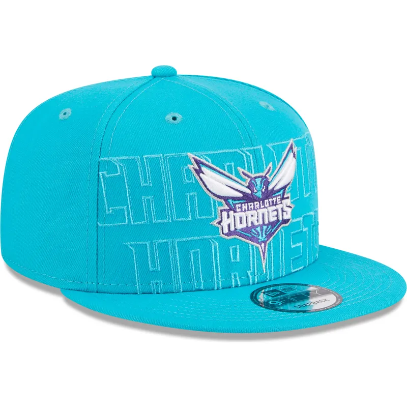 cepice-rovna-modra-snapback-9fifty-draft-edition-2023-charlotte-hornets-nba-new-era